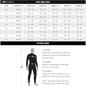 Osprey Boys Origin Full Length Wetsuit 04